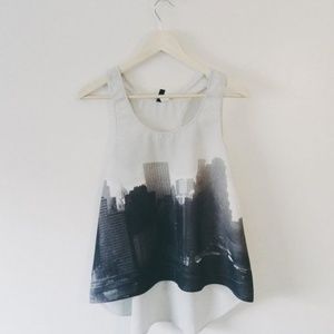 🍭 3 FOR $10 🍭 city skyline tank